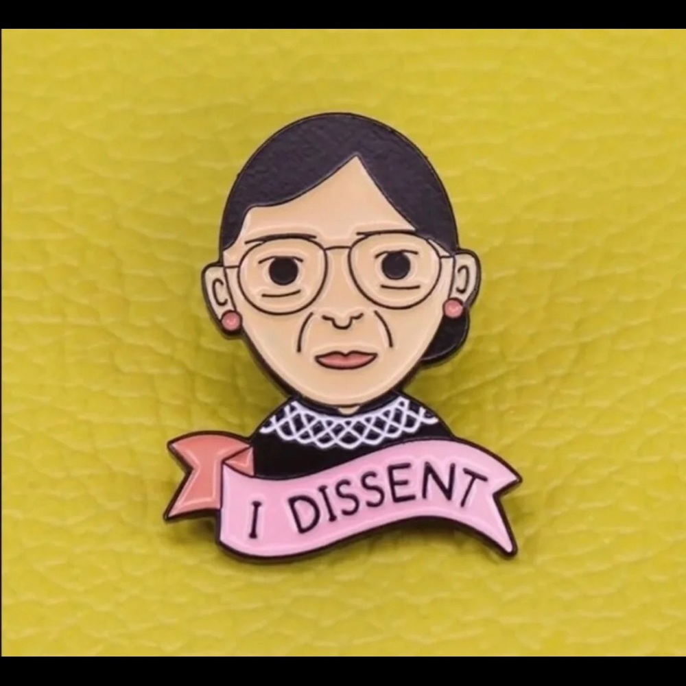 Ruth Bader Ginsberg Enamel Pin - Picture 4 of 5